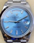 EW Factory Replica Rolex Day Date M228236 Ice Blue Dial Series