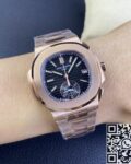 3K Factory Replica Patek Philippe Nautilus 5980/1R-001 Gold Dial