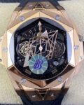 BBF Factory Fake Hublot Big Bang Unico 418.OX.1108.RX.MXM19 Gold Watch Series