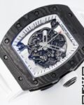 ZF Factory Replica Richard Mille RM055 Series White Rubber Strap