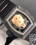 ZF Factory Replica Richard Mille RM052-01 Series Black Ceramic Rose Gold Skull Dial