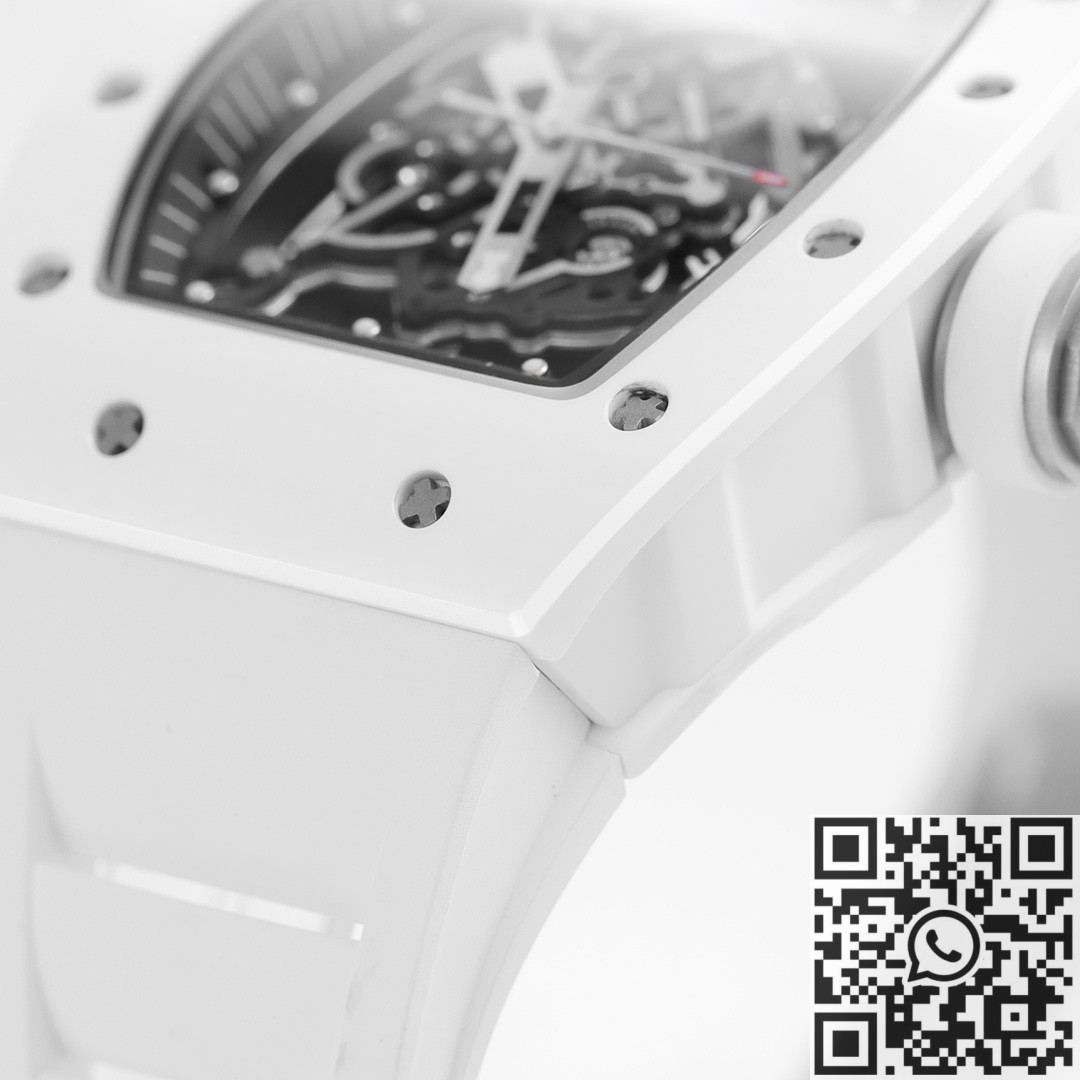 KV Factory Replica Richard Mille RM055 Series White Ceramics