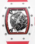 KV Factory Replica Richard Mille RM055 Series V5 Red Rubber Strap