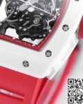 KV Factory Replica Richard Mille RM055 Series V5 Red Rubber Strap