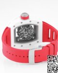 KV Factory Replica Richard Mille RM055 Series V5 Red Rubber Strap