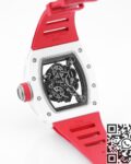 KV Factory Replica Richard Mille RM055 Series V5 Red Rubber Strap