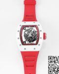 KV Factory Replica Richard Mille RM055 Series V5 Red Rubber Strap