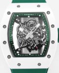 KV Factory Replica Richard Mille RM055 Series V5 Green Rubber Strap