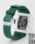 KV Factory Replica Richard Mille RM055 Series V5 Green Rubber Strap