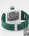 KV Factory Replica Richard Mille RM055 Series V5 Green Rubber Strap