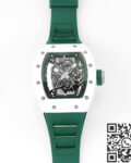 KV Factory Replica Richard Mille RM055 Series V5 Green Rubber Strap