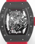 KV Factory Replica Richard Mille RM055 Series V5 Red Nylon Strap