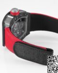 KV Factory Replica Richard Mille RM055 Series V5 Red Nylon Strap