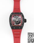 KV Factory Replica Richard Mille RM055 Series V5 Red Rubber Strap