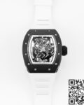 KV Factory Replica Richard Mille RM055 Series V5 White Rubber Strap