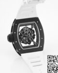 KV Factory Replica Richard Mille RM055 Series V5 White Rubber Strap