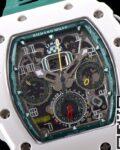 KV Factory Replica Richard Mille RM011-03 Series White Ceramic Case