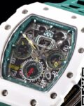 KV Factory Replica Richard Mille RM011-03 Series White Ceramic Case