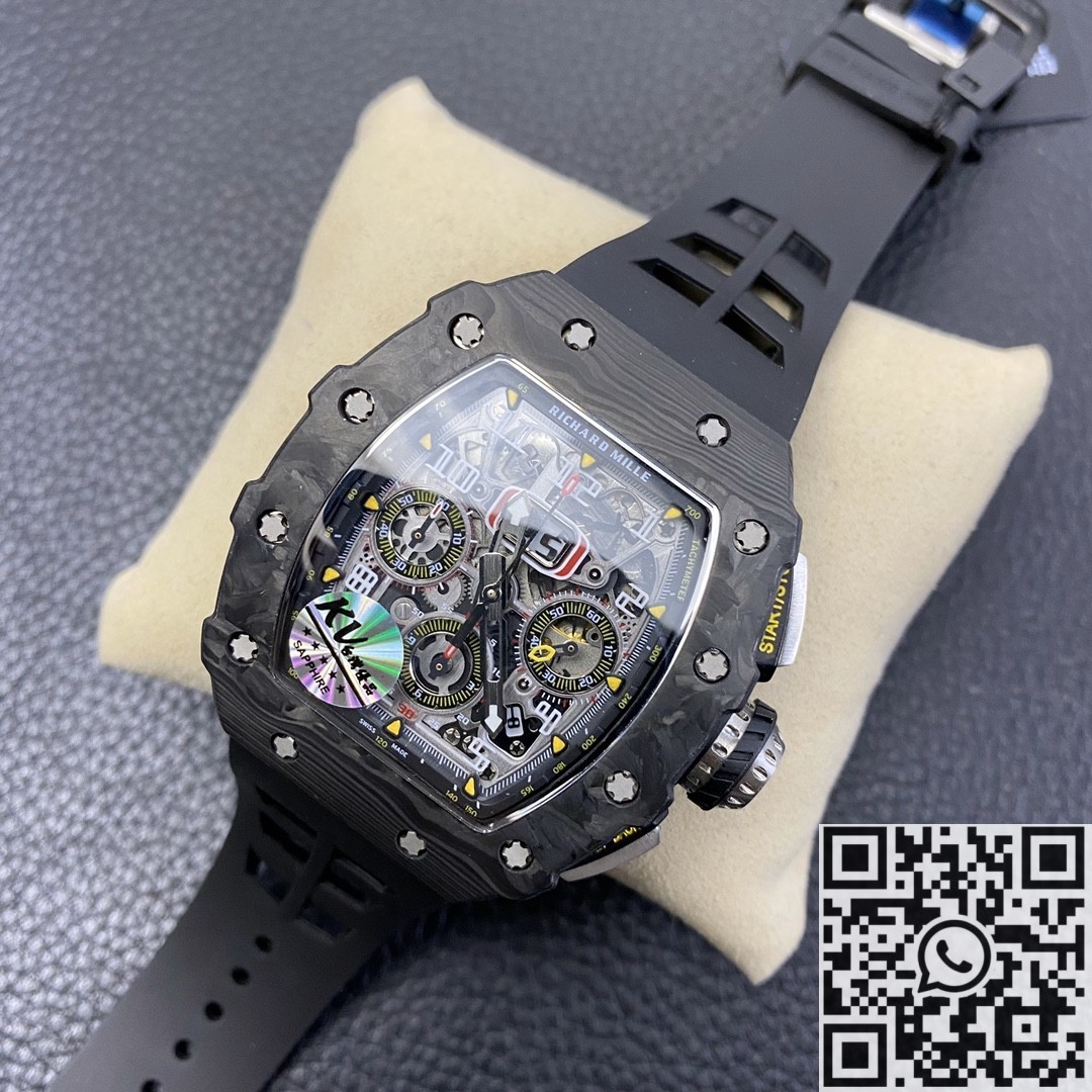 KV Factory Replica Richard Mille RM011 Series Carbon Fiber Watch Case