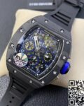 KV Factory Replica Richard Mille RM011 Blue Dial Series Carbon Fiber Watch Case