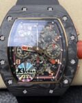 KV Factory Replica Richard Mille RM011 Red Dial Series Carbon Fiber Watch Case