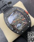 KV Factory Replica Richard Mille RM011 Red Dial Series Carbon Fiber Watch Case