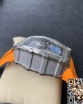 KV Factory Replica Richard Mille RM011 Series Orange Rubber Strap