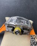 KV Factory Replica Richard Mille RM011 Series Orange Rubber Strap