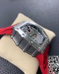 KV Factory Replica Richard Mille RM011 Series Red Rubber Strap