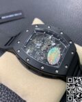 KV Factory Replica Richard Mille RM011 Series Black Ceramic Case