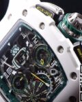 KV Factory Replica Richard Mille RM011 Series White Ceramic Case