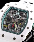 KV Factory Replica Richard Mille RM011 Series White Ceramic Case