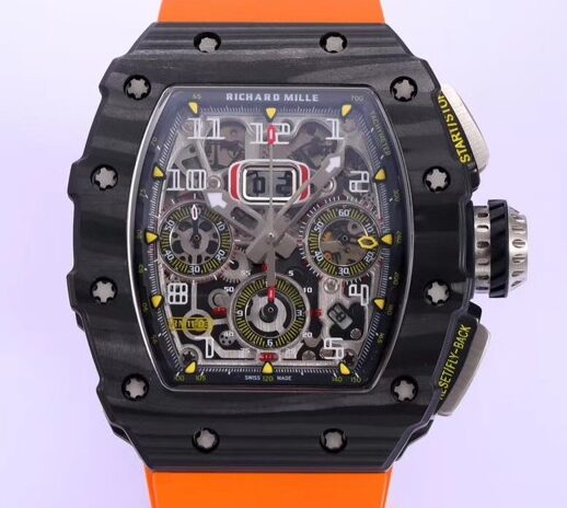 KV Factory Replica Richard Mille RM011 Series Carbon Fiber Watch Case