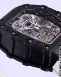 KV Factory Replica Richard Mille RM011 Series White Rubber Strap