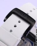 KV Factory Replica Richard Mille RM011 Series White Rubber Strap