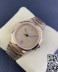 3K Factory Replica Replica Patek Philippe Nautilus 5980/1R-001 Gold Dial