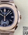 3K Factory Replica Patek Philippe Nautilus 5980/1R-001 Gold Dial