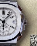 PPF Factory Replica Patek Philippe Nautilus 5980/1A-019 Series White Dial