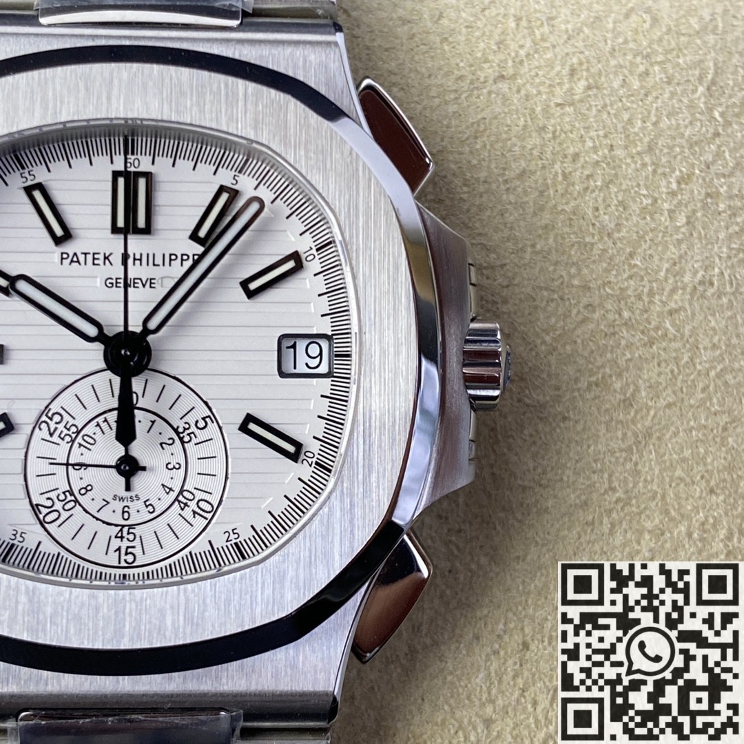 PPF Factory Replica Patek Philippe Nautilus 5980/1A-019 Series White Dial