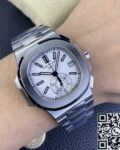 PPF Factory Replica Patek Philippe Nautilus 5980/1A-019 Series White Dial