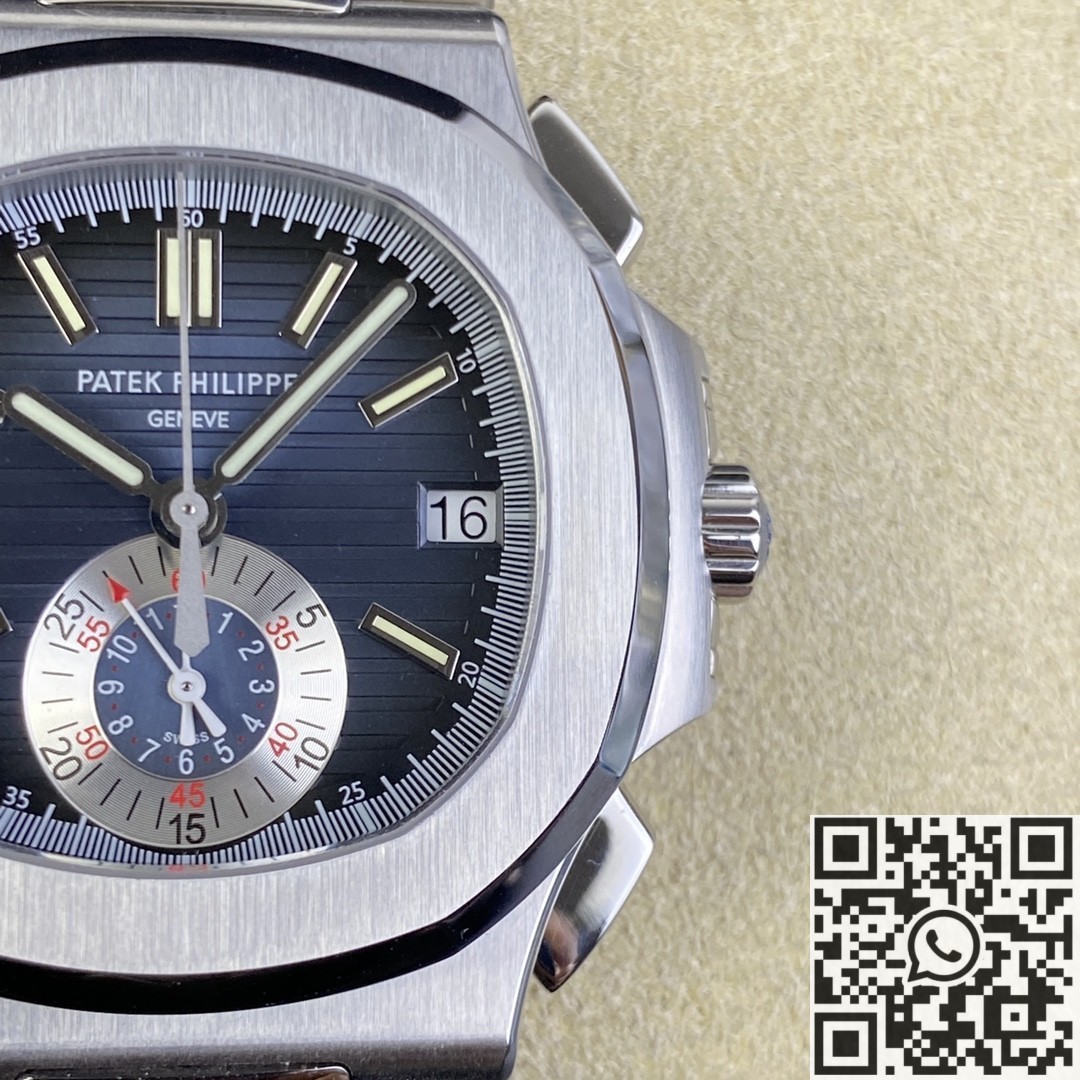 PPF Factory Replica Patek Philippe Nautilus 5980/1A-001 Series Blue Dial