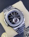 PPF Factory Replica Patek Philippe Nautilus 5980/1A-014 Series Black Dial