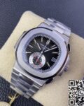 PPF Factory Replica Patek Philippe Nautilus 5980/1A-014 Series Black Dial