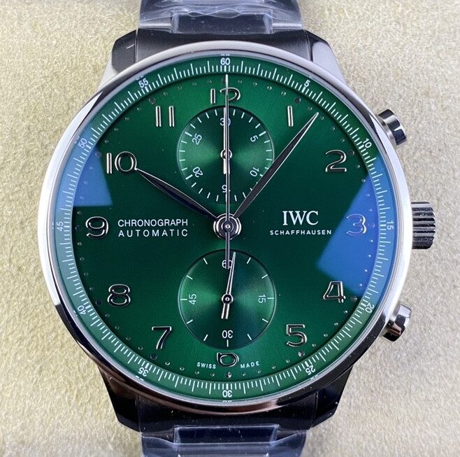 ZF Factory Replica IWC Portugieser IW371615 Green Dial Series