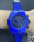 BBF Factory Replica Hublot Big Bang Unico 411.ES.5119.RX Blue Ceramics Series