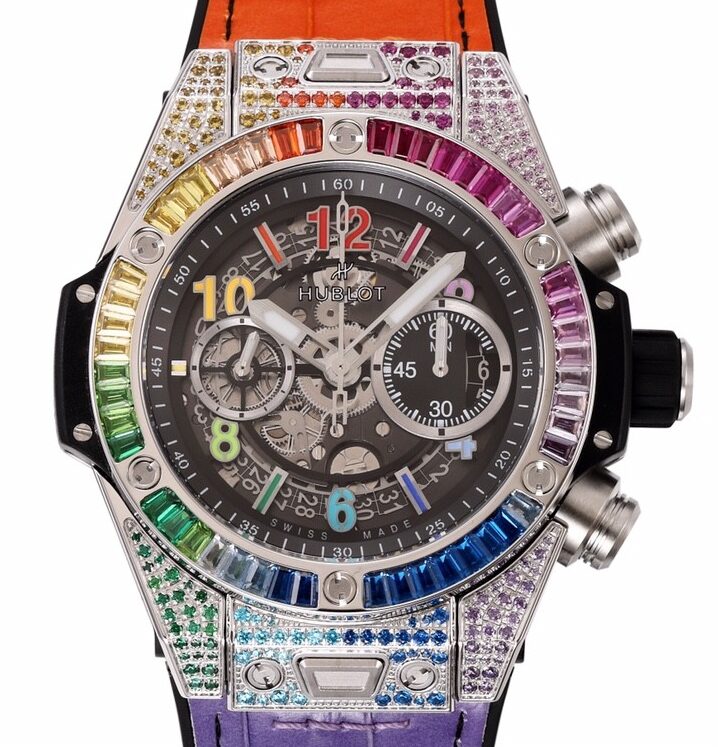 ZF Factory Replica Hublot BIG BANG Unico 411.NX.1117.LR.0999 Rainbow Skeleton Dial Series