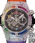 ZF Factory Replica Hublot BIG BANG Unico 411.NX.1117.LR.0999 Rainbow Skeleton Dial Series