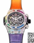 ZF Factory Replica Hublot BIG BANG Unico 411.NX.1117.LR.0999 Rainbow Skeleton Dial Series