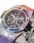 ZF Factory Replica Hublot BIG BANG Unico 411.NX.1117.LR.0999 Rainbow Skeleton Dial Series