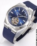 BBR Factory Replica Vacheron Constantin Overseas 6000V/110A-B544 Tourbillon Blue Rubber Strap Series